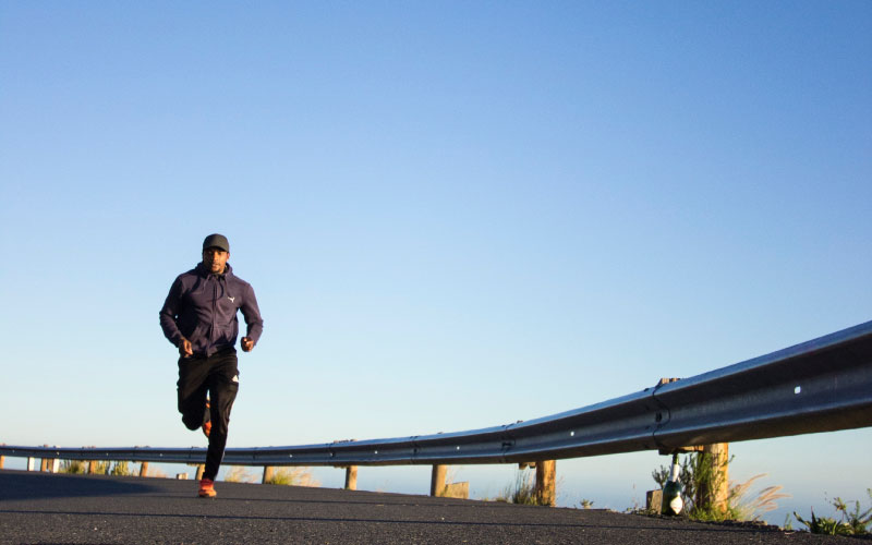 courir avec un gilet lesté
